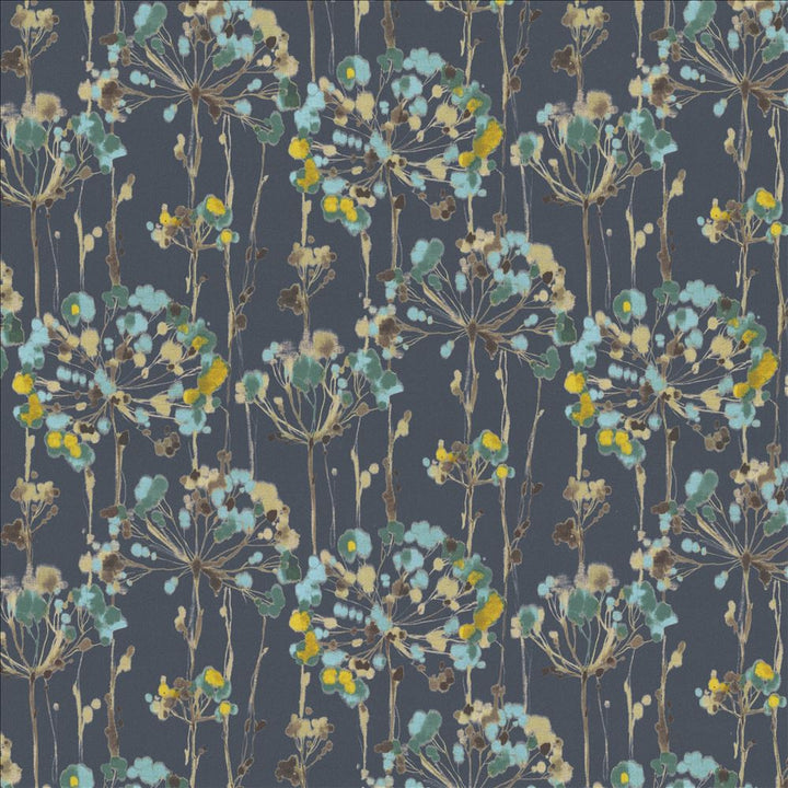 Delighting Navy by Kasmir Designer Fabric 1467 100% Cotton
 INDIA 5,000 Wyzenbeek Double Rubs </p><p>Repeat: Horizontal: 27 4/8 inches and Vertical: 24 2/8 inches 54 - Swanky Fabrics -