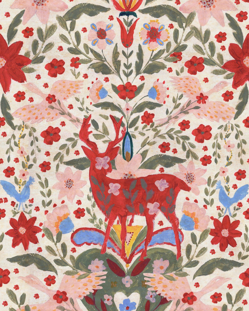 Der KãNig Red Wallpaper by Mind the Gap Designer Wallpaper TYROL APRES-SKI HOME COLLECTION Textured Matte Made in Europe Paste the wall 3 rolls x 20.5 x 3.25 yards - Swanky Fabrics -