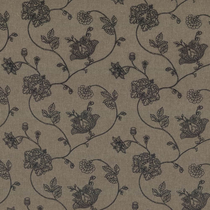 Devon Garden Granite by Kasmir Designer Fabric 1433 57% Polyester
28% Cotton
15% Linen
Embroidery
100% Cotton
 INDIA </p><p>Repeat: Horizontal: 17 2/8 inches and Vertical: 12 4/8 inches 51 - 56 - Swanky Fabrics -
