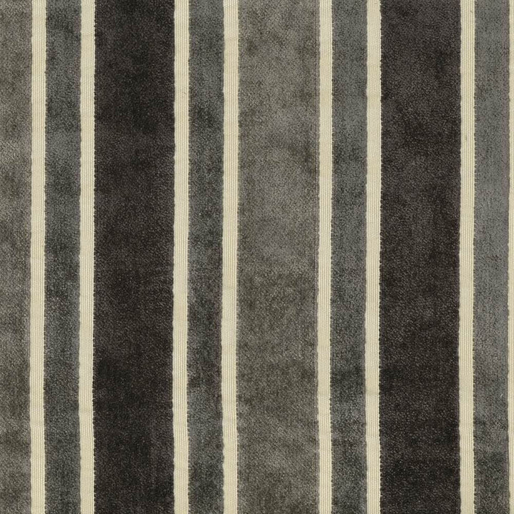 Dexter Stripe Flagstone  by Kasmir Designer Fabric 1407 62% Rayon
38% Polyester
 CHINA 30,000 Wyzenbeek Double Rubs Horizontal:  7 6/8 inches and Vertical: N/A 56  - Swanky Fabrics -
