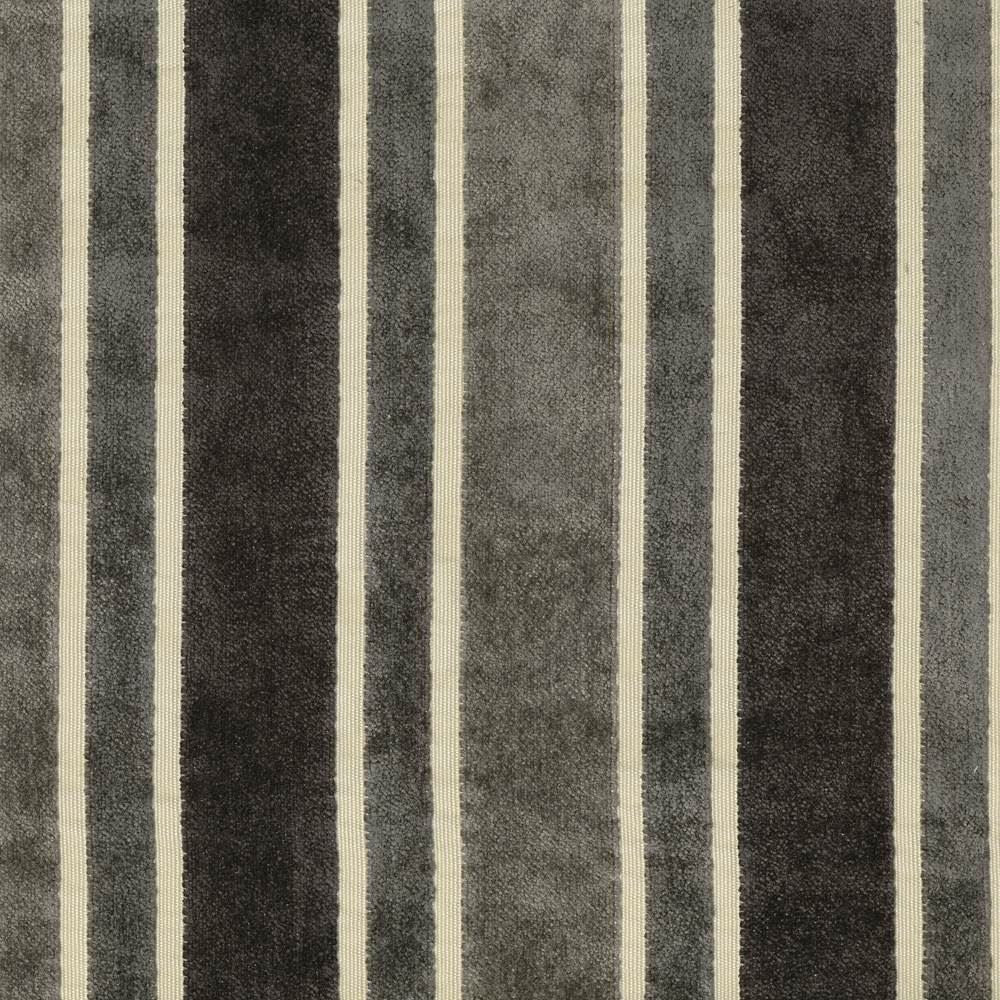 Dexter Stripe Flagstone by Kasmir Designer Fabric 1407 62% Rayon
38% Polyester
 CHINA </p><p>Repeat: Horizontal: 7 6/8 inches and Vertical: N/A 56 - Swanky Fabrics -