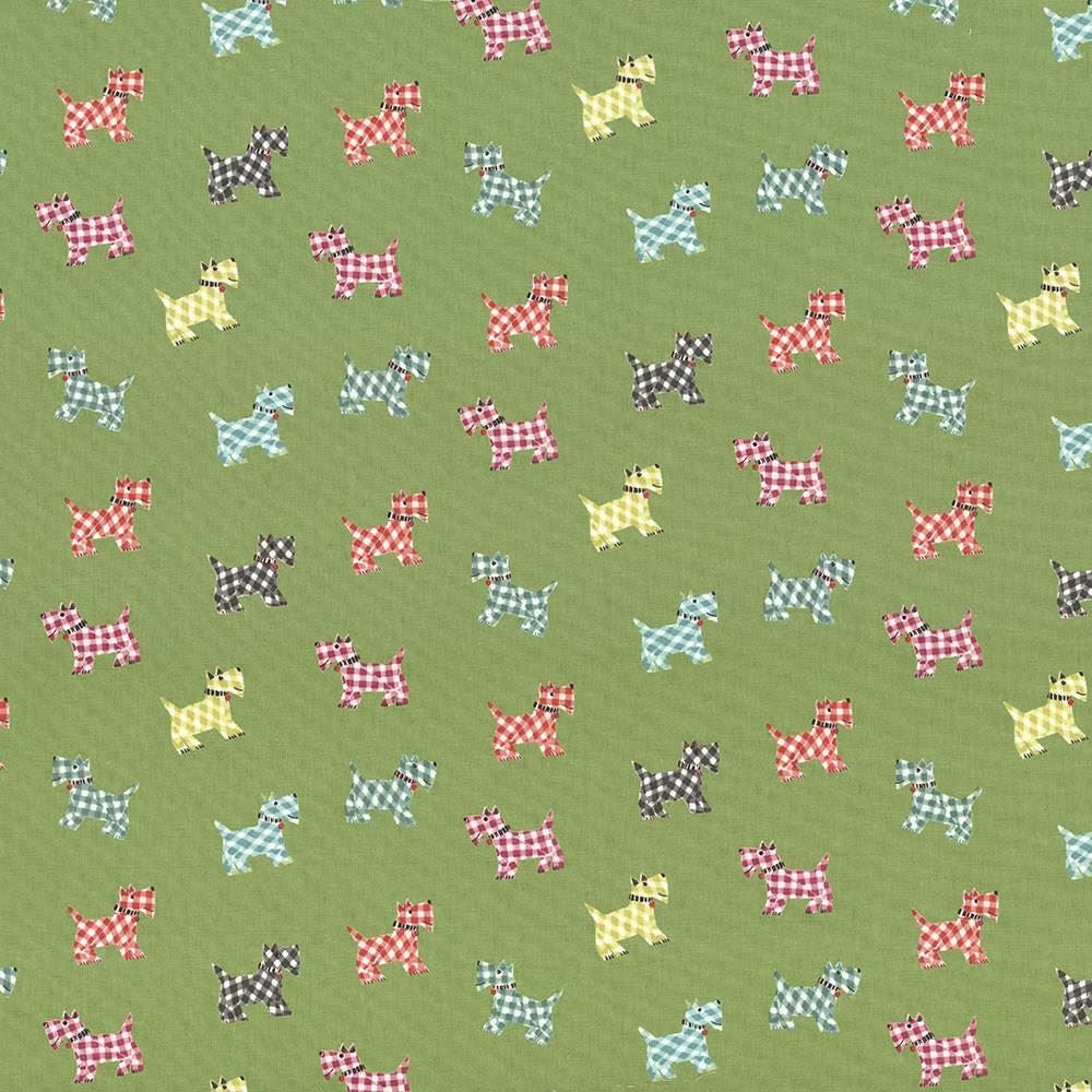 Dog Days Sprout  by Kasmir Designer Fabric 5074 100% Cotton
 USA 15,000 Wyzenbeek Double Rubs Horizontal: 27 inches and Vertical: 13 4/8 inches 54  - Swanky Fabrics -