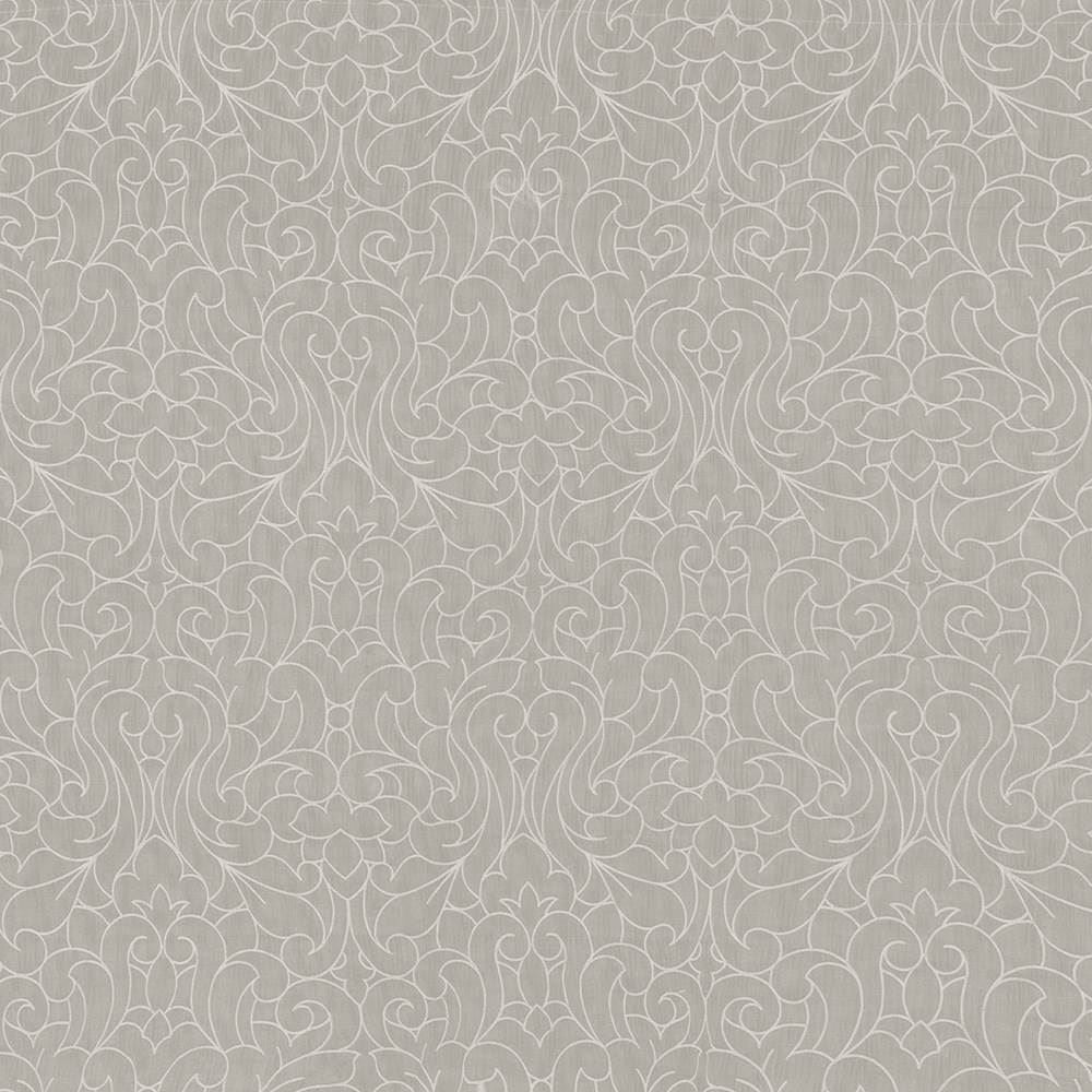 Donatello Damask Linen by Kasmir Designer Fabric 1426 100% Polyester INDIA Not Tested Horizontal: 13 4/8 inches and Vertical: 25 2/8 inches 54 - Swanky Fabrics -
