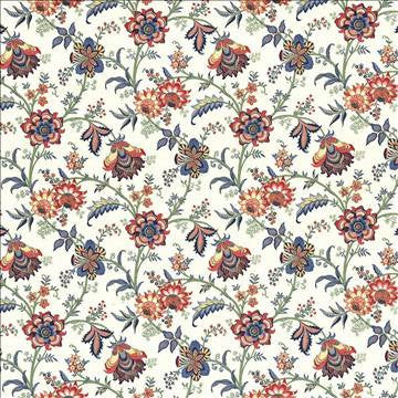 Dougherty Jewel by Kasmir Designer Fabric 5080 100% Cotton USA 15,000 Wyzenbeek Double Rubs H: 18 inches, V: 18 inches 54 - Swanky Fabrics - Kasmir