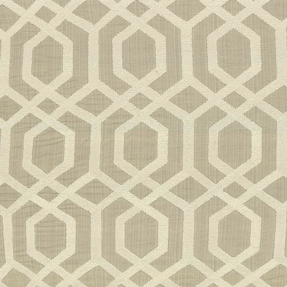 Druid Parchment  by Kasmir Designer Fabric 1433 66% Polyester
30% Cotton
4% Linen
Embroidery
100% Polyester
 INDIA Not Tested Horizontal: 8 4/8 inches and Vertical: 9 4/8 inches 51  - Swanky Fabrics -
