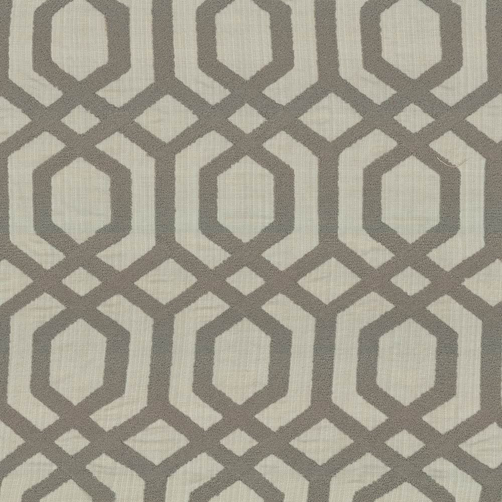 Druid Pewter by Kasmir Designer Fabric 1433 66% Polyester
30% Cotton
4% Linen
Embroidery
100% Polyester
 INDIA </p><p>Repeat: Horizontal: 8 4/8 inches and Vertical: 9 4/8 inches 51 - 56 - Swanky Fabrics -