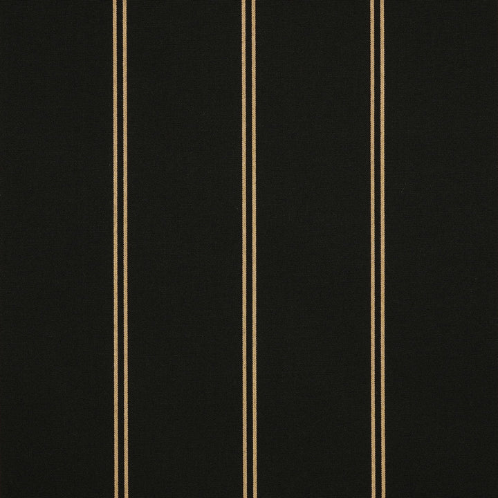 4988 Cooper Black by Sunbrella Designer Fabric Sunbrella Awning Stripes 100% Sunbrella® Acrylic USA or Imported 10-Year Horizontal: and Vertical: 46 in. - Swanky Fabrics -