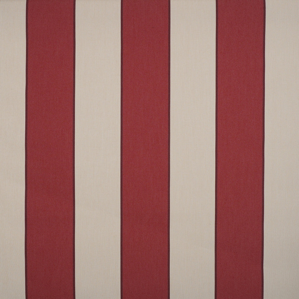 8211 Sienne Red / Linen by Sunbrella Designer Fabric Dickson North American Collection - Stripes 100% Solution Dyed Acrylic USA or Imported 10-Year Horizontal: and Vertical: 47 in. - Swanky Fabrics -
