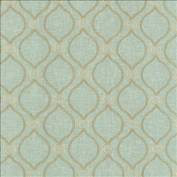 Eastlake Seaglass by Kasmir Designer Fabric 5114 70% Polyester 30% Cotton INDIA 7,000 Wyzenbeek Double Rubs H: 4 4/8 inches, V: 4 4/8 inches 58 - Swanky Fabrics - Kasmir