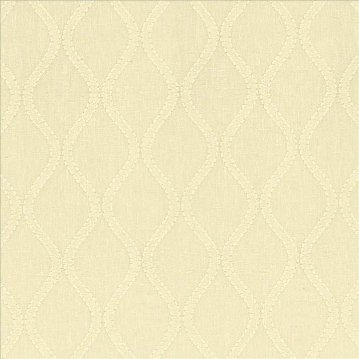 Eastwick Champagne by Kasmir Designer Fabric 1443 54% Linen 32% Cotton 14% Polyester Embroidery 100% Viscose INDIA Not Tested Horizontal: 3 2/8 inches and Vertical: 4 4/8 inches 55 - Swanky Fabrics -