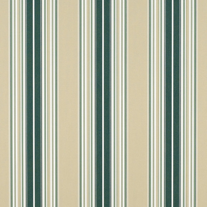 4932 Forest / Beige / Natural / Sage Fancy by Sunbrella Designer Fabric Sunbrella Awning Stripes 100% Sunbrella® Acrylic USA or Imported 10-Year Horizontal: and Vertical: 46 in. - Swanky Fabrics -