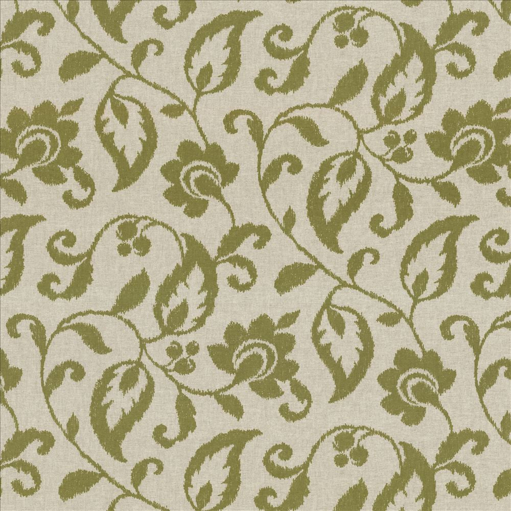 Edenton Kiwi by Kasmir Designer Fabric 5082 89% Cotton 11% Rayon TURKEY 30,000 Wyzenbeek Double Rubs Horizontal: 27 inches and Vertical: 27 inches 54 - 55 - Swanky Fabrics -