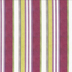 Edgemere Stripe Damson by Kasmir Designer Fabric