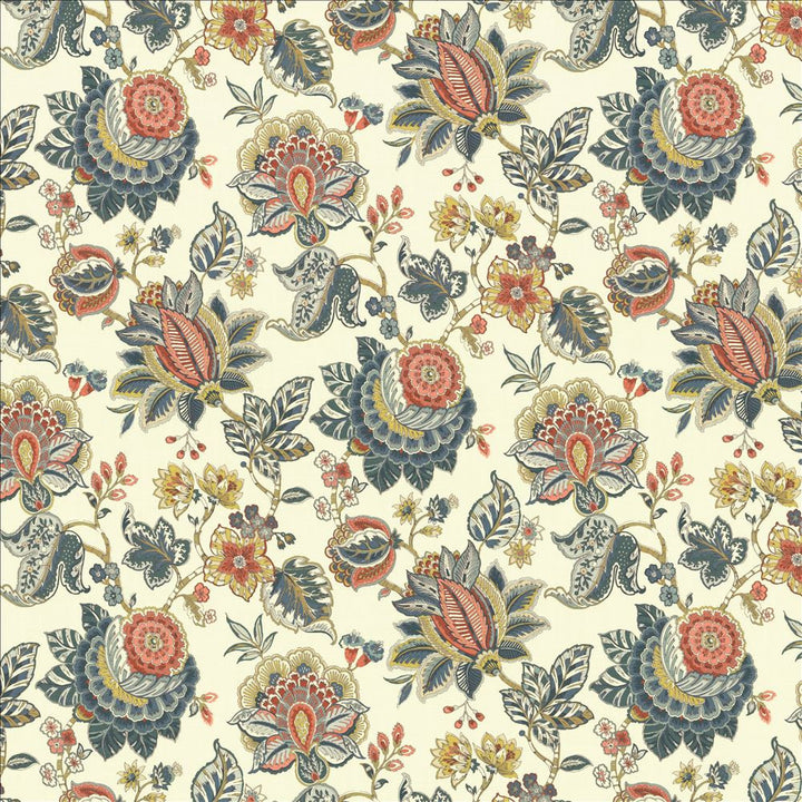 Effortless Cream by Kasmir Designer Fabric 1468 100% Cotton
 SPAIN 30,000 Wyzenbeek Double Rubs </p><p>Repeat: Horizontal: 26 7/8 inches and Vertical: 27 inches 54 - Swanky Fabrics -