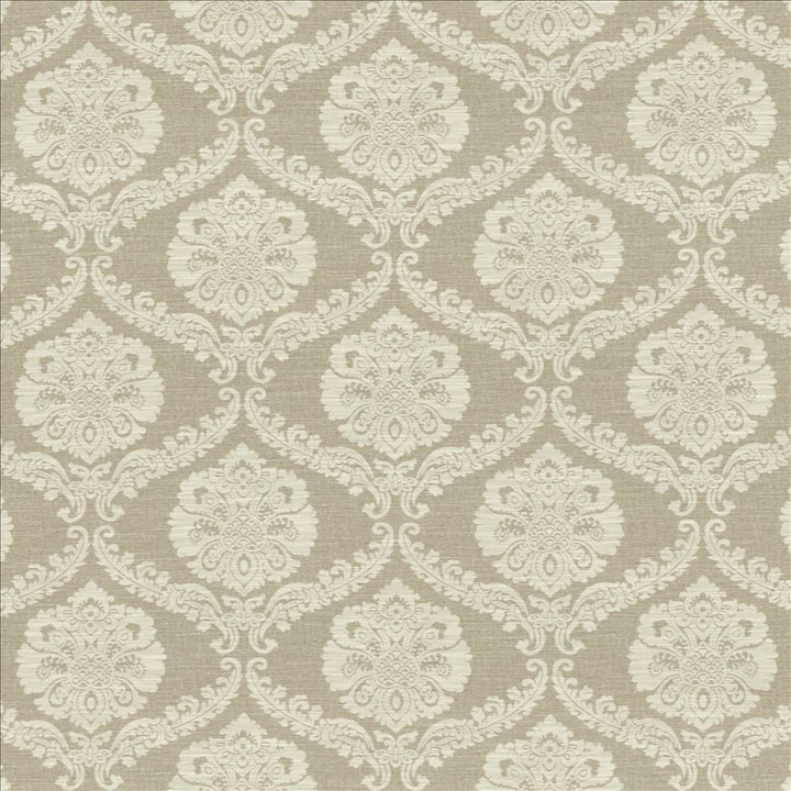 Elegant Sterling by Kasmir Designer Fabric See sample 60% Viscose
40% Polyester
 CHINA Not Tested </p><p>Repeat: Horizontal: 15 3/8 inches and Vertical: 13 6/8 inches 56 - Swanky Fabrics -