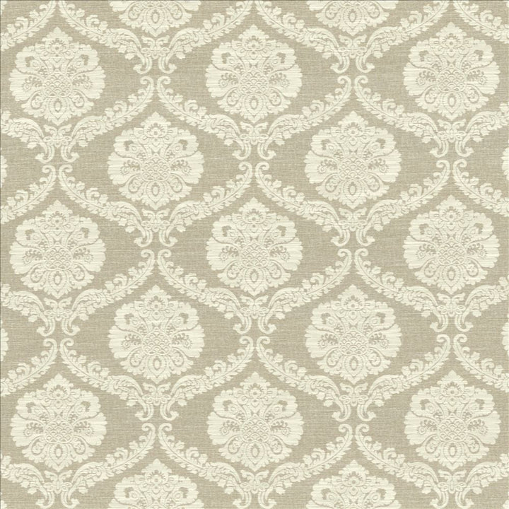 Elegant Sterling by Kasmir Designer Fabric 1451 60% Viscose
40% Polyester
 CHINA Not Tested </p><p>Repeat: Horizontal: 15 3/8 inches and Vertical: 13 6/8 inches 56 - Swanky Fabrics -