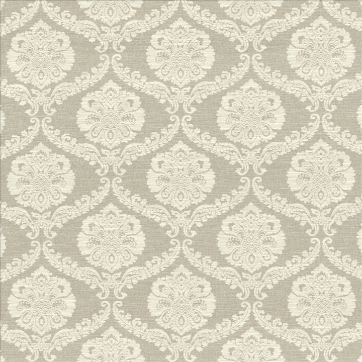 Elegant Sterling by Kasmir Designer Fabric 1451 60% Viscose
40% Polyester
 CHINA </p><p>Repeat: Horizontal: 15 3/8 inches and Vertical: 13 6/8 inches 56 - Swanky Fabrics -