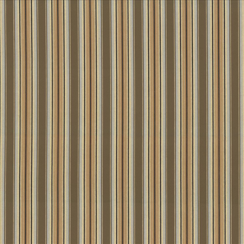 Englewood Stripe Brownstone by Kasmir Designer Fabric 1438 100% Cotton
 TURKEY 12,000 Wyzenbeek Double Rubs </p><p>Repeat: Horizontal: 3 1/8 inches and Vertical: N/A 56 - Swanky Fabrics -