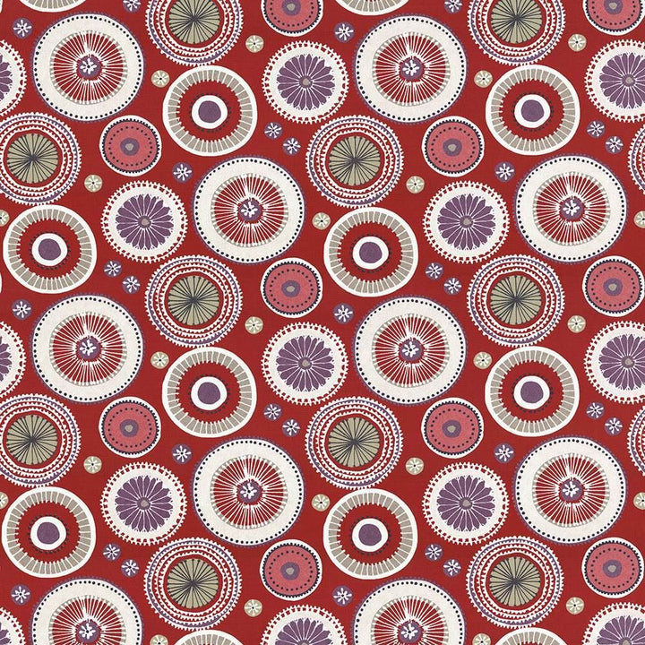 Enlightened Berry  by Kasmir Designer Fabric 5075 100% Cotton
 SPAIN Not Tested Horizontal: 26 7/8 inches and Vertical: 24 5/8 inches 54  - Swanky Fabrics -