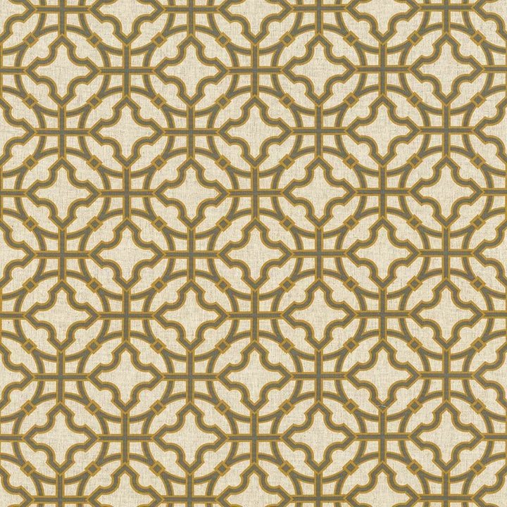 Equis Titanium by Kasmir Designer Fabric 5106 80% Polyester
20% Linen
 CHINA </p><p>Repeat: Horizontal: 8 4/8 inches and Vertical: 8 4/8 inches 57 - Swanky Fabrics -
