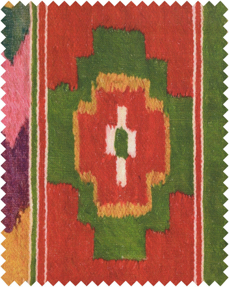 Erdely Linen by Mind the Gap Designer Fabric TRANSYLVANIAN ROOTS 100% Linen Made in United Kingdom W 46,1cm x L 46,1cm / W 18.1in x L 18.1in 55.1in - Swanky Fabrics -