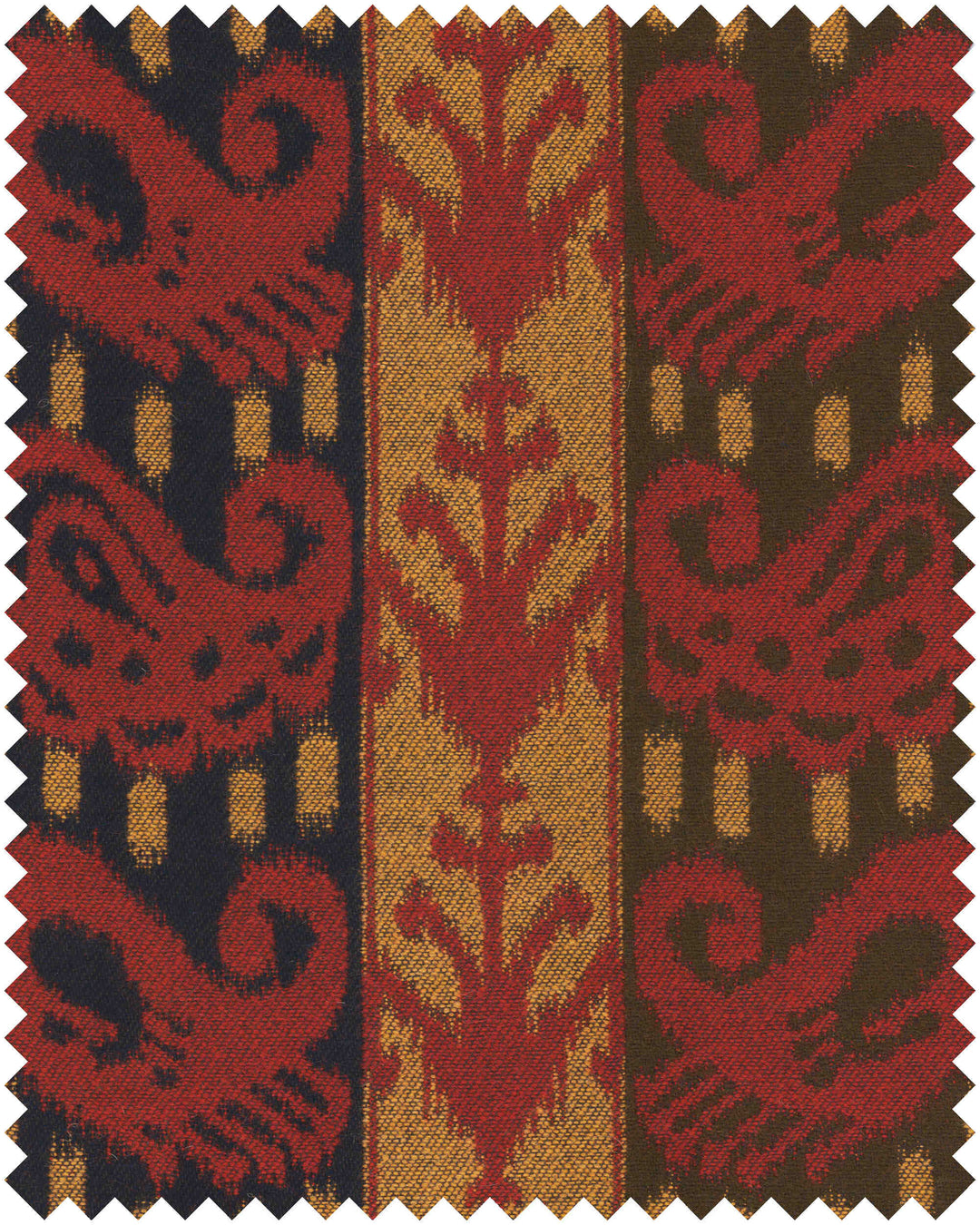 ERZSEBET Woven Fabric (FB00192) by Mind The Gap | FB00192 | TRANSYLVANIAN RHAPSODY | Taupe, Blue, Red, Brown | Meter | 137(±5%)x100 | (W)34.5 x (L)48cm / (W)13.5 x (L)18.8 in | Tumble Wash | 27% Acrylic, 32% Cotton, Other Fibers | Fabric Carolina | https://www.fabriccarolina.com/