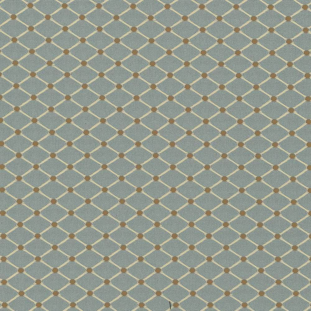 Essex Mist by Kasmir Designer Fabric See sample 100% Polyester
 CHINA 27,000 Wyzenbeek Double Rubs </p><p>Repeat: Horizontal: 1 inches and Vertical: 6/8 inches 57 - Swanky Fabrics -