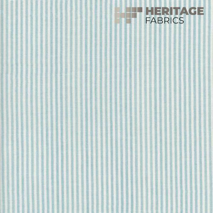 Essex Aqua by Heritage Designer Fabric - 100% Cotton India 9,000 Horizontal: 0.25" and Vertical: N/A 54" - Swanky Fabrics -