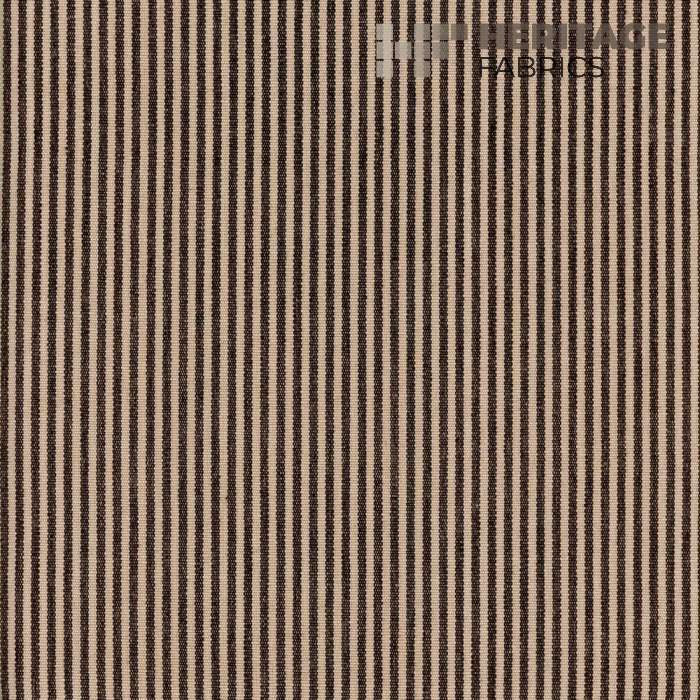 Essex Black Natural by Heritage Designer Fabric - 100% Cotton India 9,000 Horizontal: 0.25" and Vertical: N/A 54" - Swanky Fabrics -