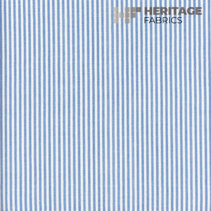 Essex Sky by Heritage Designer Fabric - 100% Cotton India 9,000 Horizontal: 0.25" and Vertical: N/A 54" - Swanky Fabrics -