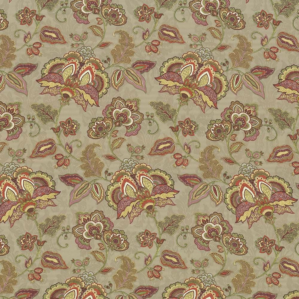 Essington Mulberry  by Kasmir Designer Fabric 1434 100% Cotton  CHINA  </p><p>Repeat: Horizontal: 13 4/8 inches and Vertical: 27 inches 54  - 55   - Swanky Fabrics -