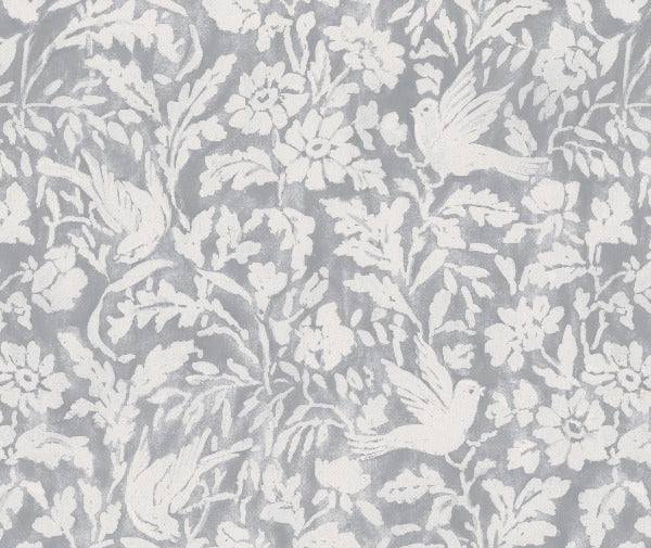 Everly Slate by Roth & Tompkins Fabric - 100% Cotton - Turkey - 0-15,000 double rubs - 54" - Fabric Carolina -