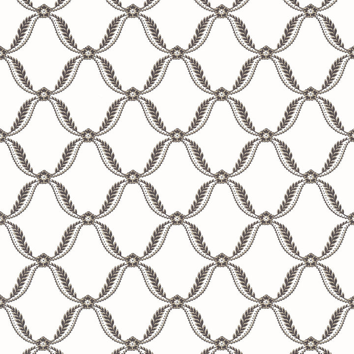 Tate Trellis Black AT57883 by Anna French Wallpaper Anna French Wallpaper Tate Trellis Black AT57883Wallpaper Bristol </p><p>Repeat: V: 6.25"(15.88 cm) 27.00"(68.58 cm) - Fabric Carolina -