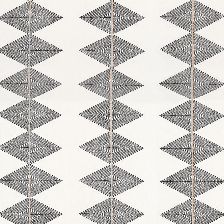 Reflection Basalt Black F912015 by Thibaut Fabric Thibaut Fabric Reflection Basalt Black F912015Fabric Vista </p><p>Repeat: V: 5.25" (13.34 cm) 53.50" (135.89 cm) - Fabric Carolina -
