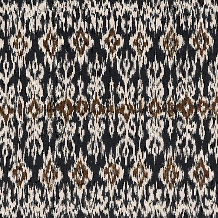 Atlas Ikat Basalt Black F912051 by Thibaut Fabric Thibaut Fabric Atlas Ikat Basalt Black F912051Fabric Vista </p><p>Repeat: V: 16.50" (41.91 cm) 54.00" (137.16 cm) - Fabric Carolina -