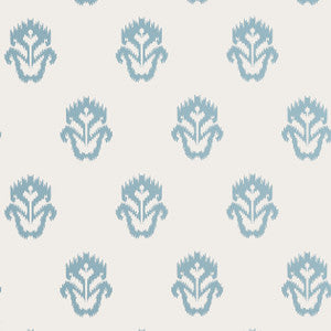 Indian Wells Spa Blue T12025 by Thibaut Designer Wallpaper