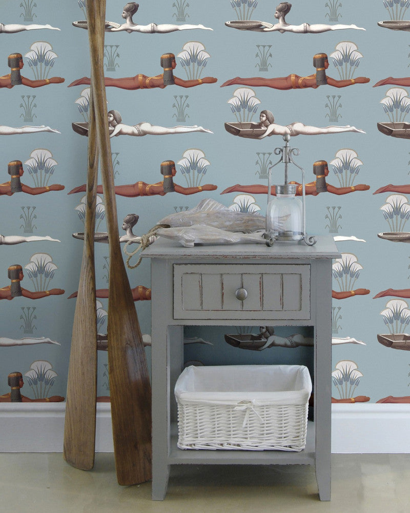 Egyptum by Mind the Gap Designer Wallpaper PREMIUM DESIGNER WALLPAPER COLLECTION Non-woven Made in Europe Paste the wall 3 rolls x 20.5 x 3.25 yards - Swanky Fabrics -