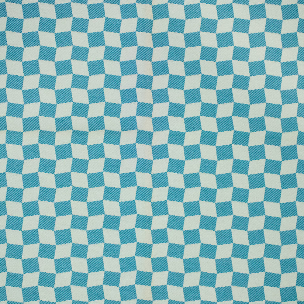 F6244 Teal by Greenhouse Designer Fabric - 72% Polypropylene, 28% Polyester Mexico 110000 1.75" H, 1.5" V 54" - Swanky Fabrics -