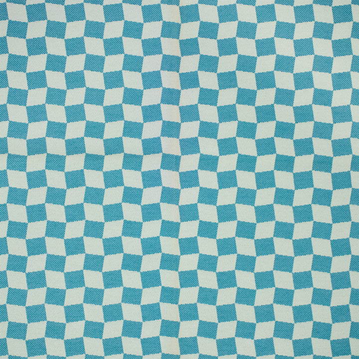 F6244 Teal by Greenhouse Designer Fabric - 72% Polypropylene, 28% Polyester Mexico 110000 1.75" H, 1.5" V 54" - Swanky Fabrics -
