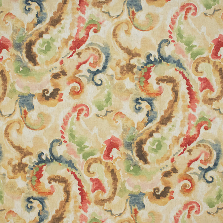 F6298 Summer by Greenhouse Designer Fabric - 75% Polyester, 15% Poly Chenille, 10% Linen China 30000 27.5" H, 25" V 55" - Swanky Fabrics -