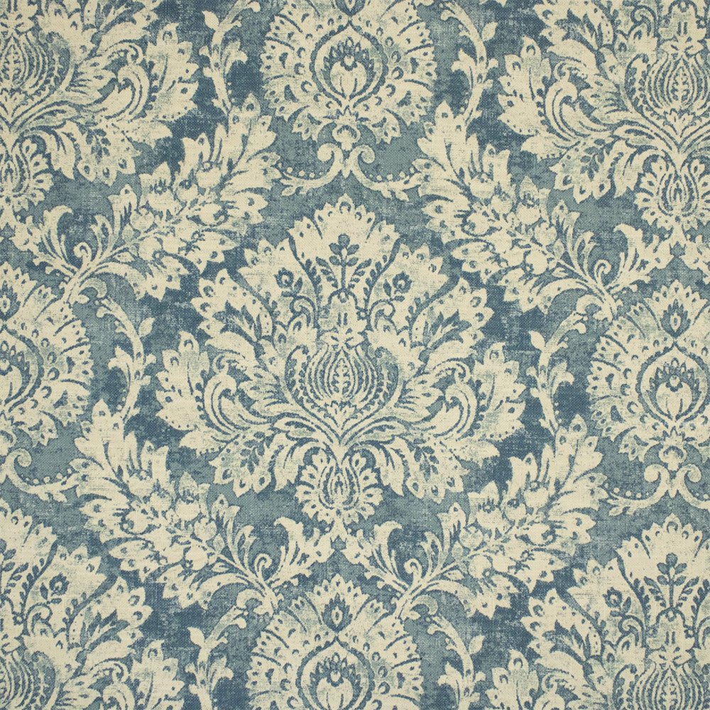 F6328 Denim by Greenhouse Designer Fabric - 75% Cotton, 25% Linen Pakistan 17000 27.5" H, 13.75" HD, 55" - Swanky Fabrics -