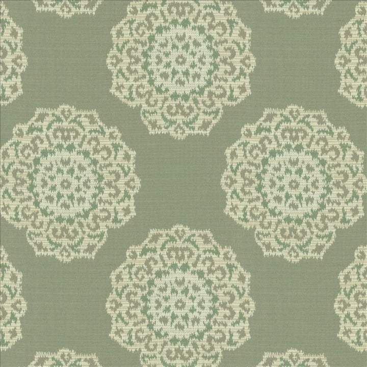 Faircrest Spa by Kasmir Designer Fabric 5142 50% Polyester
33% Rayon
17% Cotton
 USA </p><p>Repeat: Horizontal: 13 4/8 inches and Vertical: 13 4/8 inches 54 - Swanky Fabrics -