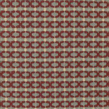 Falkirk Trellis Chili Powder by Kasmir Designer Fabric 1440 89% Cotton 6% Polyester 4% Acrylic 1% Nylon USA 9,000 Wyzenbeek Double Rubs H: 1 inches, V: 1 inches 54 - Swanky Fabrics - Kasmir
