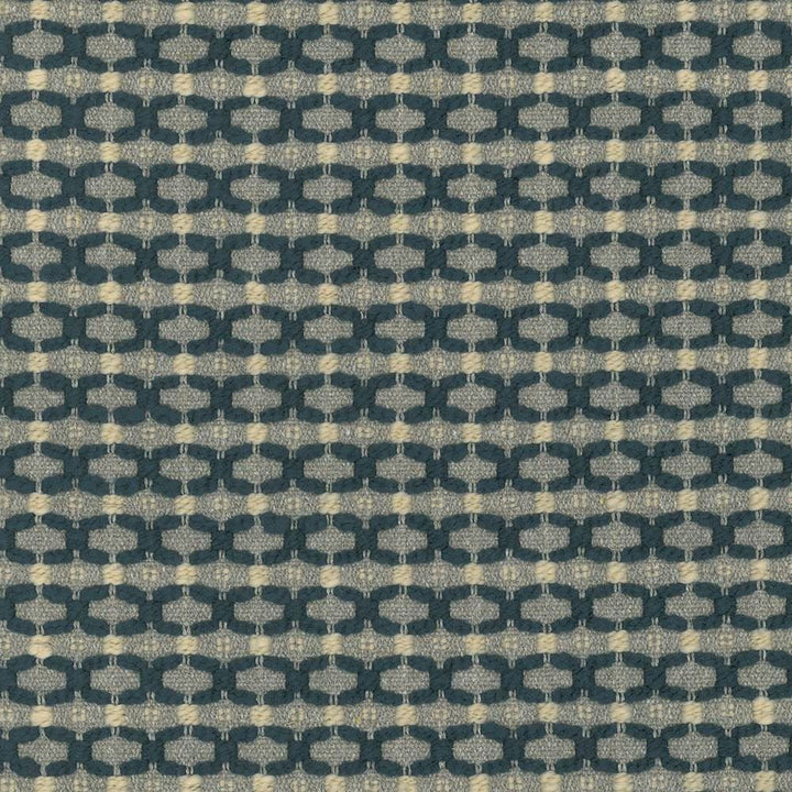 Falkirk Trellis Prussian by Kasmir Designer Fabric 1441 89% Cotton
6% Polyester
4% Acrylic
1% Nylon
 USA </p><p>Repeat: Horizontal: 1 inches and Vertical: 1 inches 54 - Swanky Fabrics -
