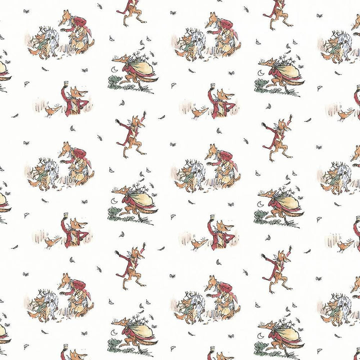 Fantastic Mr Fox Fantastic Green by Kasmir Designer Fabric 1445 100% Cotton TURKEY Not Tested Horizontal: 13 4/8 inches and Vertical: 12 5/8 inches 55 - Swanky Fabrics -
