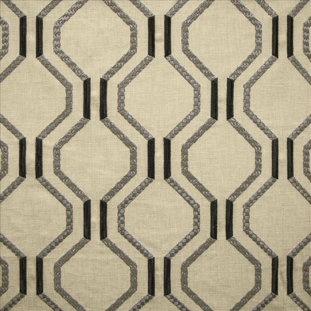 Fashion Forward Coal  by Kasmir Designer Fabric 1457 52% Cotton
48% Polyester
 INDIA 30,000 Wyzenbeek Double Rubs Horizontal: 6 4/8 inches and Vertical: 6 2/8 inches 55  - Swanky Fabrics -