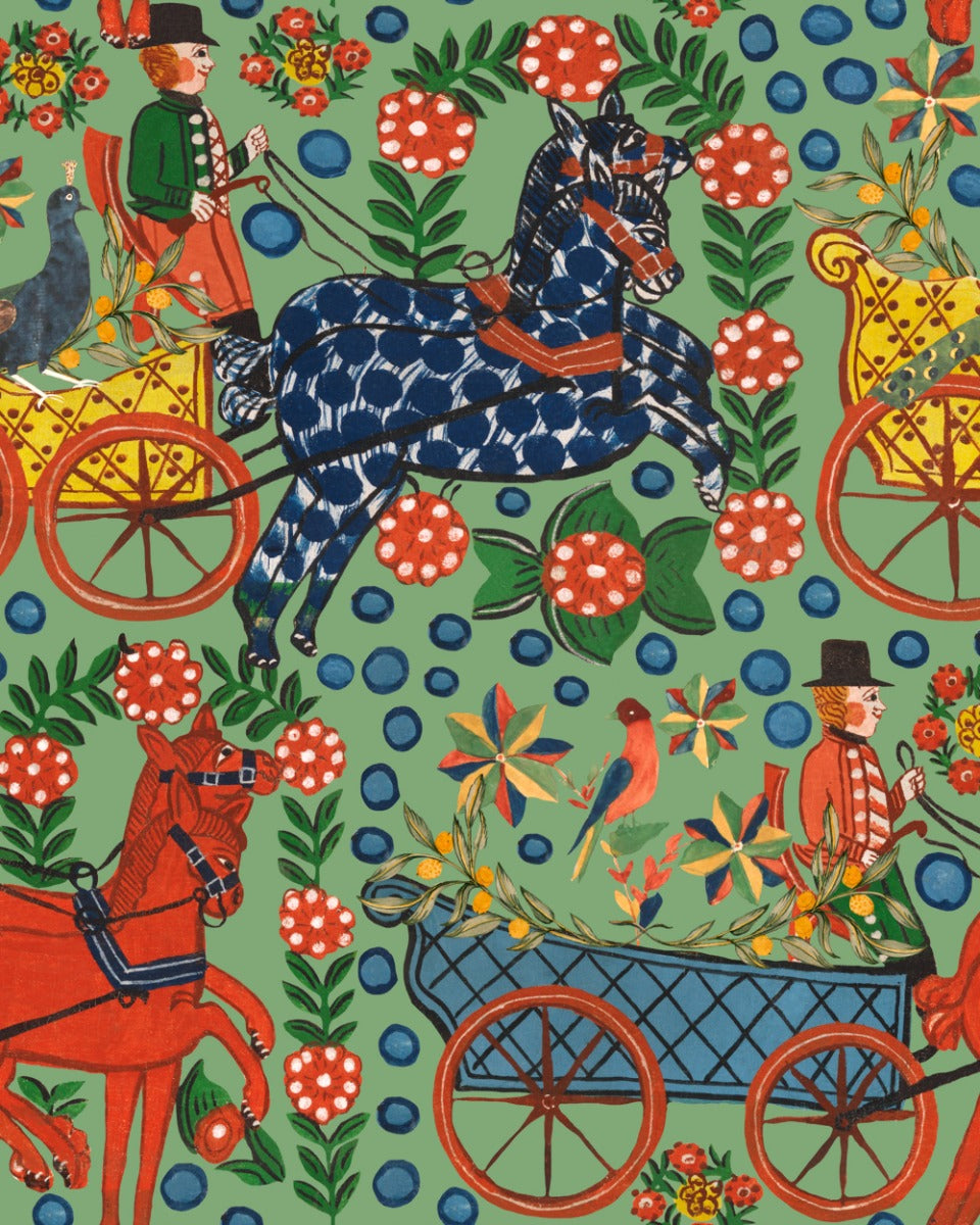 Fasnacht Absinth wallpaper by Mind the Gap (WP20679), swatch