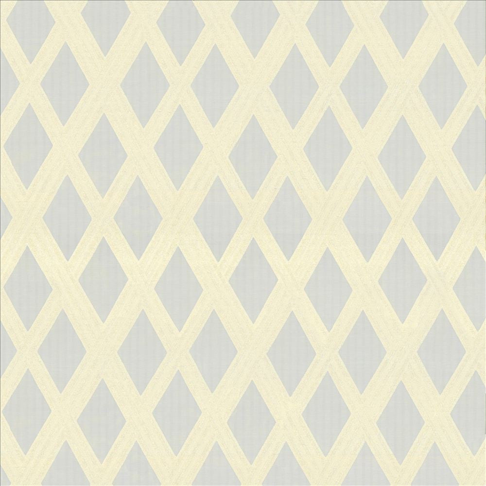 Fenwick Vanilla by Kasmir Designer Fabric 1443 100% Polyester
 TURKEY </p><p>Repeat: Horizontal: 11 inches and Vertical: 19 6/8 inches 55 - 56 - Swanky Fabrics -