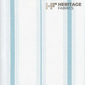 Fenwick Aqua by Roth & Tompkins Designer Fabric
