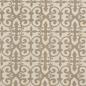 Ferne Park Brown Fern002 by Schumacher Designer Fabric